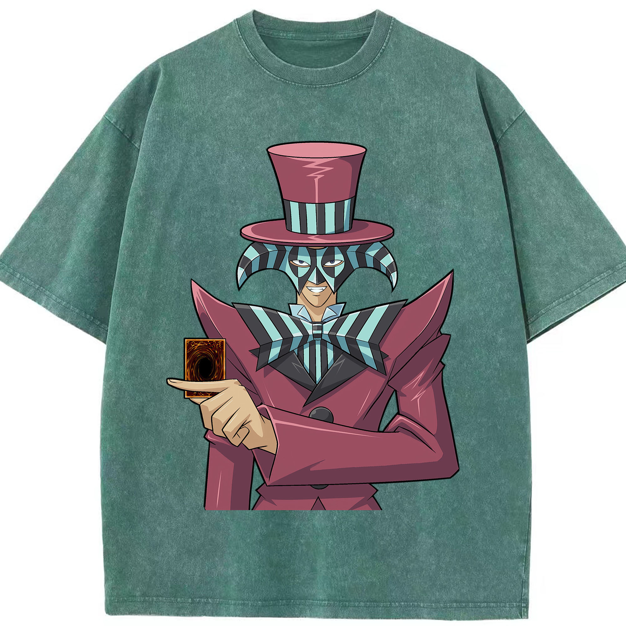 （画像用） 遊☆戯☆王 Yu-Gi-Oh! 綿100% ヴィンテージ風 半袖Tシャツ（フロントプリント）
